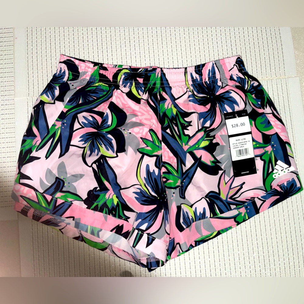 Adidas Girls Running Shorts size Large